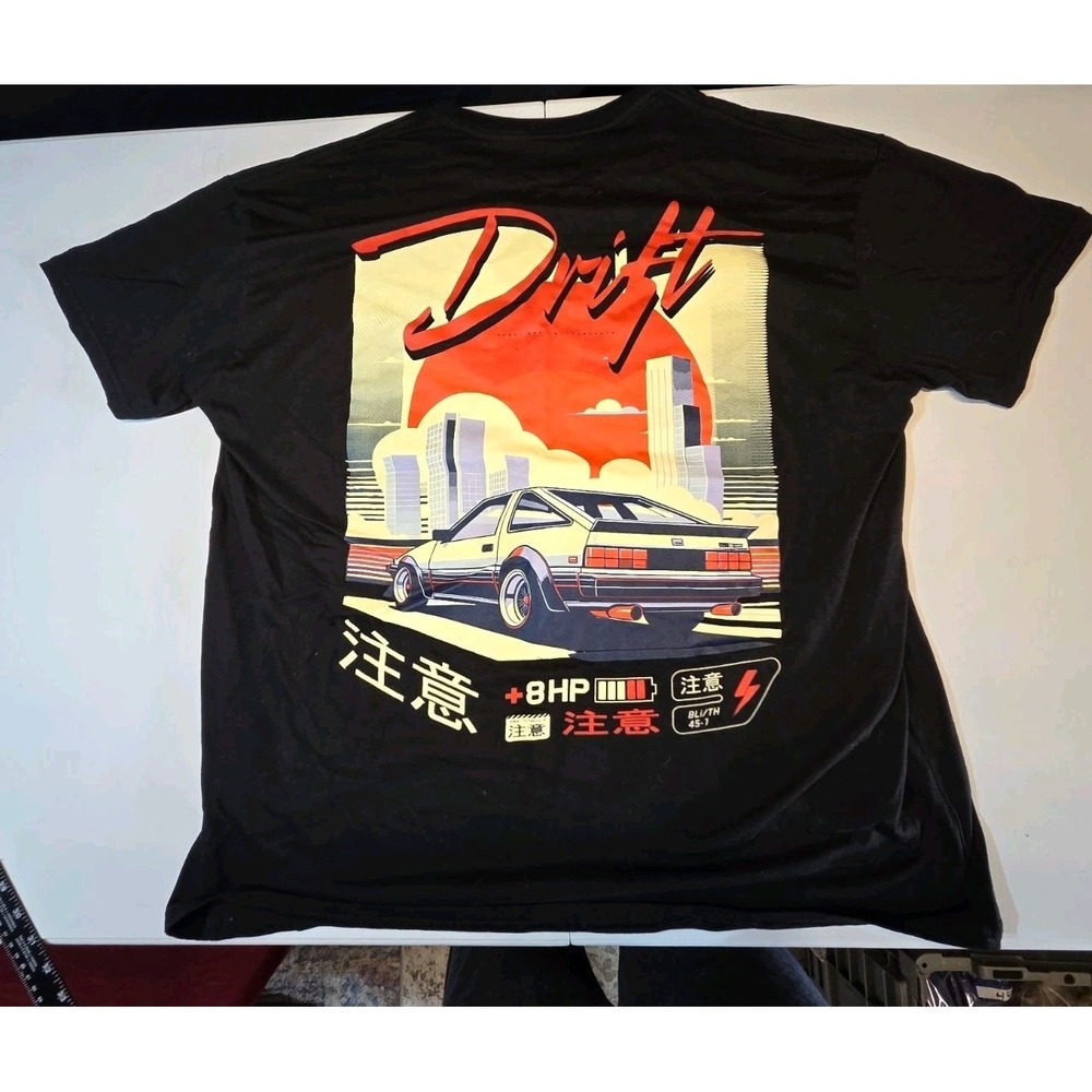 GSTR Men's 2XL JDM Drift Graphic T-Shirt